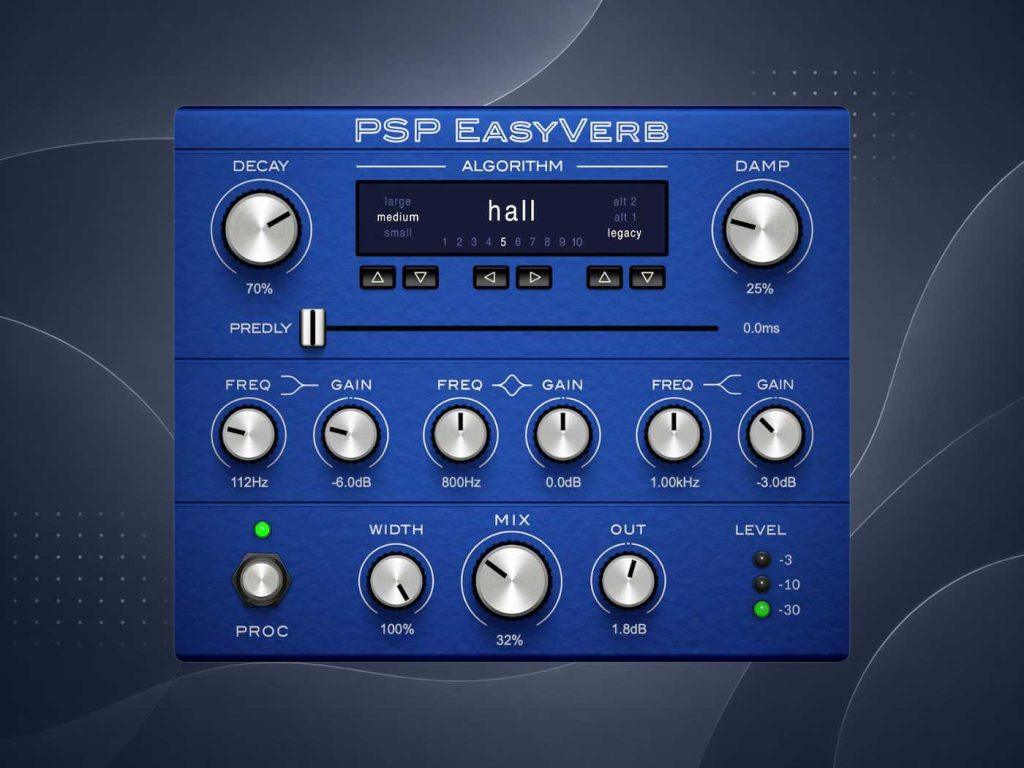 PSP Audioware PSP EasyVerb拾音资源网 - 调音师VST插件 | 效果包 | 混音资源免费下载VST15
