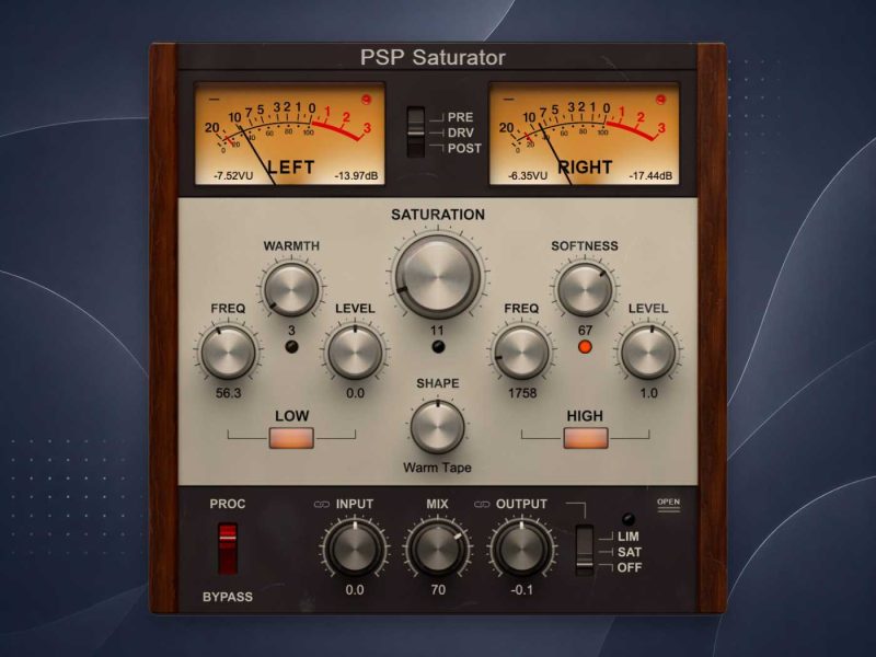 PSP Audioware PSP Saturator拾音资源网 - 调音师VST插件 | 效果包 | 混音资源免费下载VST15