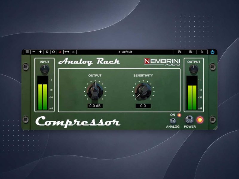 Nembrini Audio Analog Rack Compressor拾音资源网 - 调音师VST插件 | 效果包 | 混音资源免费下载VST15