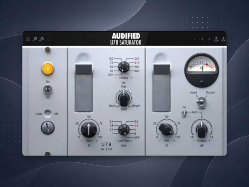 Audified U78 Saturator拾音资源网 - 调音师VST插件 | 效果包 | 混音资源免费下载VST15
