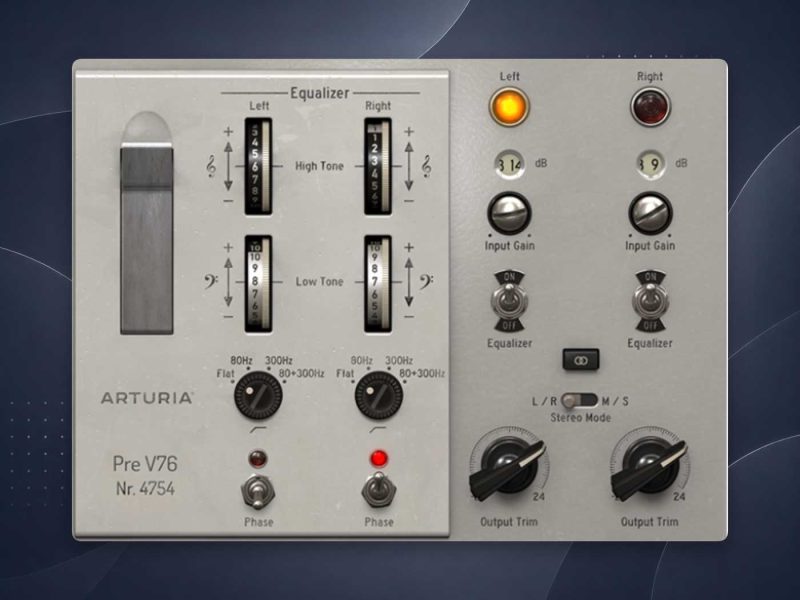 Arturia Pre V76拾音资源网 - 调音师VST插件 | 效果包 | 混音资源免费下载VST15