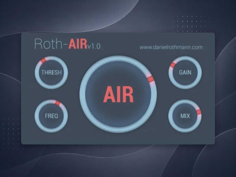 Rothmann Roth-AIR拾音资源网 - 调音师VST插件 | 效果包 | 混音资源免费下载VST15