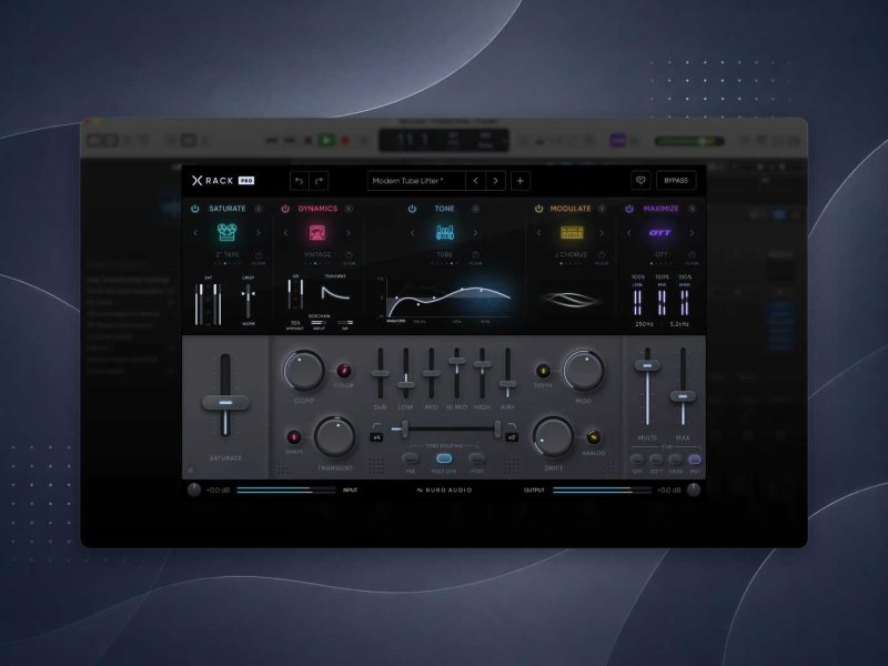 Nuro Audio Xrack Sat拾音资源网 - 调音师VST插件 | 效果包 | 混音资源免费下载VST15