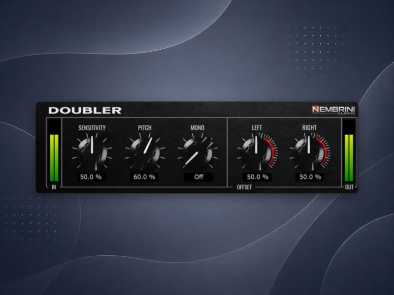 Nembrini Audio Doubler拾音资源网 - 调音师VST插件 | 效果包 | 混音资源免费下载VST15