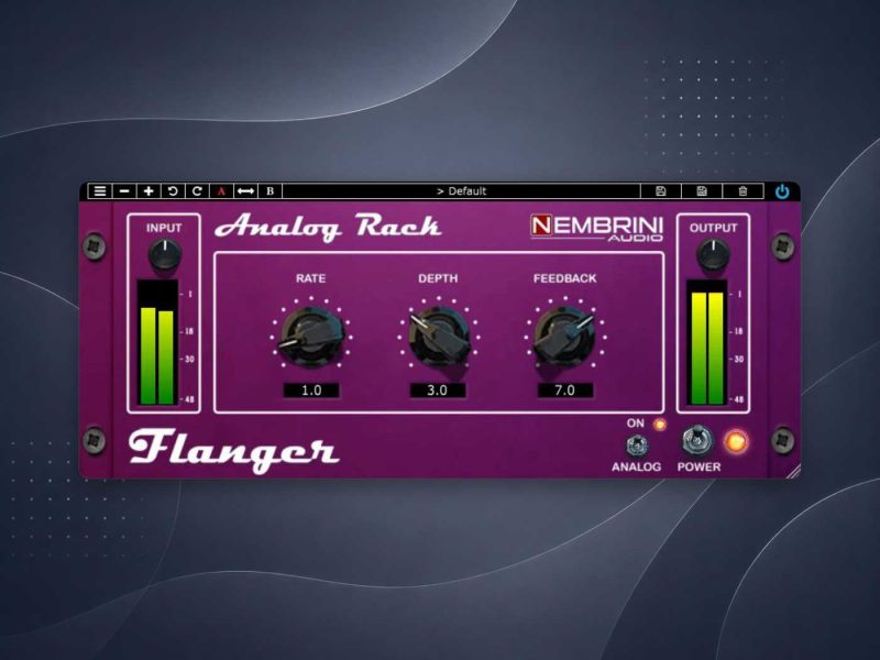 Nembrini Audio Analog Rack Flanger拾音资源网 - 调音师VST插件 | 效果包 | 混音资源免费下载VST15
