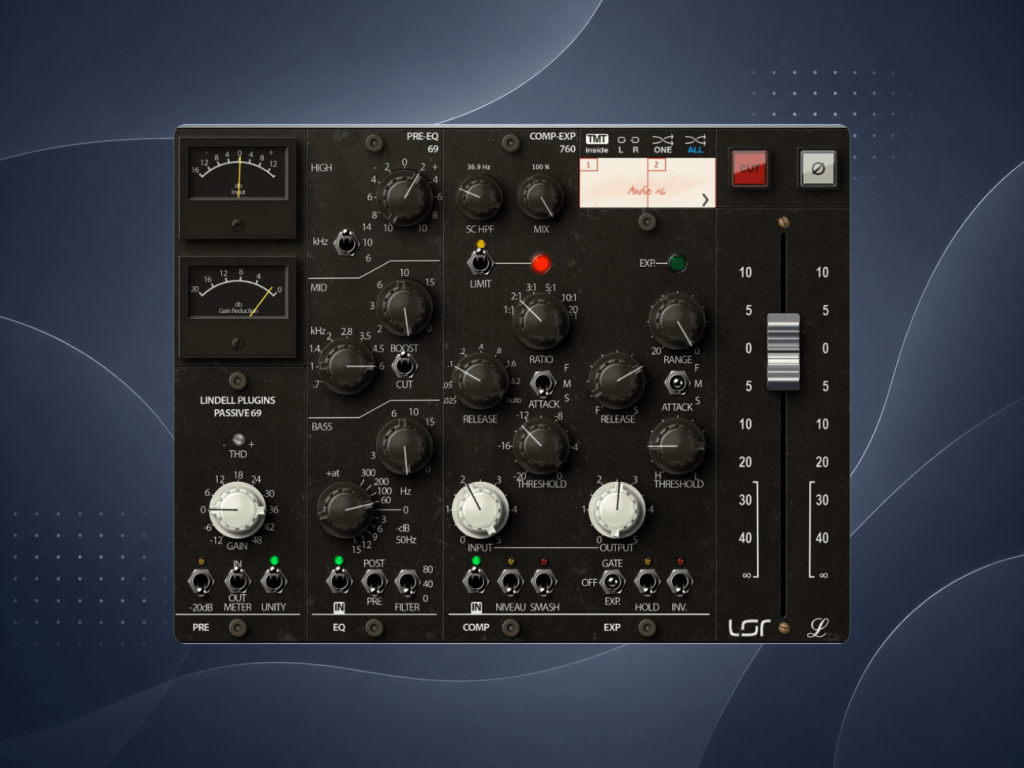 图片[1]拾音资源网 - 调音师VST插件 | 效果包 | 混音资源免费下载Plugin Alliance Lindell 69 Channe拾音资源网 - 调音师VST插件 | 效果包 | 混音资源免费下载VST15