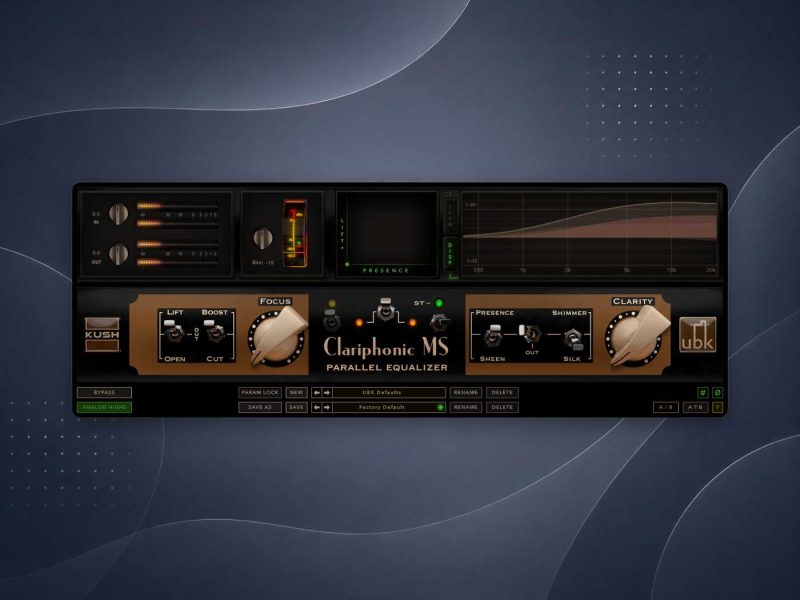 Kush Audio Clariphonic Mk3拾音资源网 - 调音师VST插件 | 效果包 | 混音资源免费下载VST15